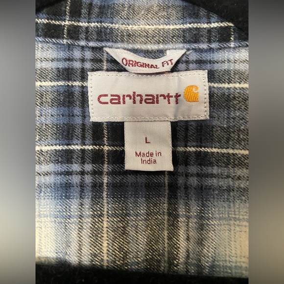 Carhartt men’s button up flannel shirt - Picture 3 of 4
